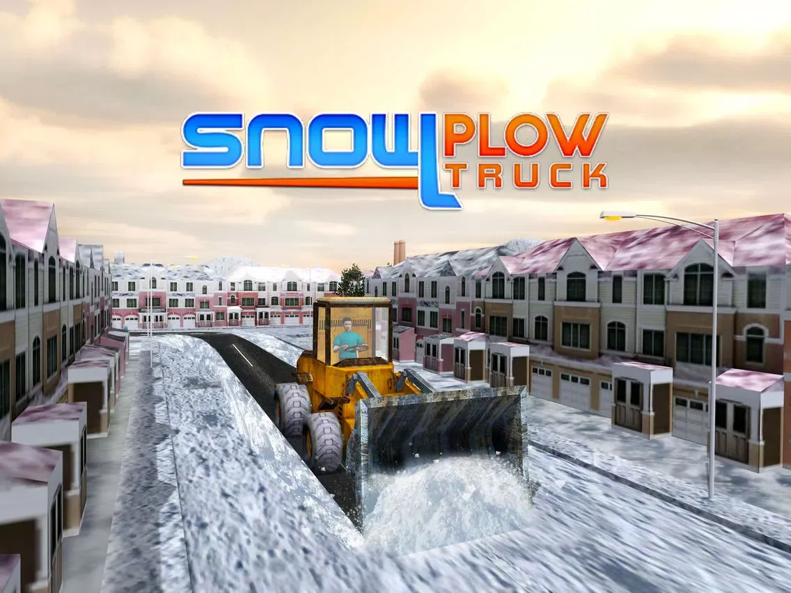 Скриншоты Winter Snow Plow Truck Simulator 3D – Real Excavator Crane Simulation Game iPad 